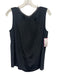 Marni Size 40 Black & Cream White Acetate & Silk Sleeveless Contrast Piping Top Black & Cream White / 40