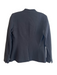 J Crew Size 2 Black Viscose Blend Open Front No Collar Blazer Black / 2