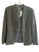 J Crew Size 2 Black Viscose Blend Open Front No Collar Blazer Black / 2