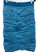 Yigal Azrouel Size 2 Teal Blue Acetate Blend Back Zip Textured Metallic Skirt Teal Blue / 2