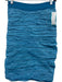 Yigal Azrouel Size 2 Teal Blue Acetate Blend Back Zip Textured Metallic Skirt Teal Blue / 2