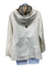 Burberry Size Medium White Polyester Blend Novacheck Detail Zip Up Hood Jacket White / Medium