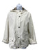 Burberry Size Medium White Polyester Blend Novacheck Detail Zip Up Hood Jacket White / Medium