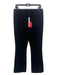 Tribal Size 8 Black Cotton Corduroy Elastic Straight Leg Pants Black / 8