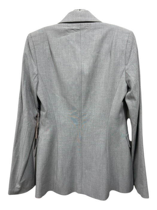 Alice + Olivia Size M Light Gray One Button Blazer Jacket Light Gray / M