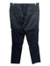 Raf Simons Size 44 Black Cotton Blend Velcro Strap Khakis Men's Pants 44