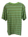 supreme Size M Green & Blue Cotton Striped T shirt Crew Men's Short Sleeve M