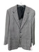 Brioni Tan & Black Wool Prince of Whales 2 Button Men's Blazer 40