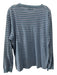 Beams Size L Blue & Pink Cotton Stripe Long Sleeve Men's Long Sleeve Shirt L