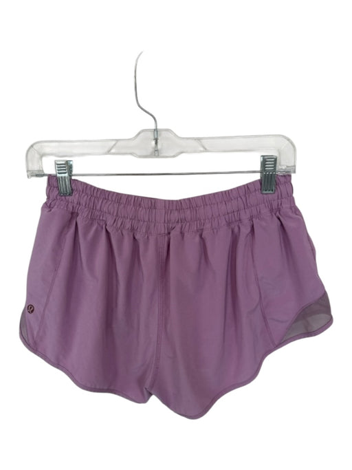 Lululemon Size 8 Mauve Polyester Side Zip Mesh Detail Athletic Shorts Mauve / 8