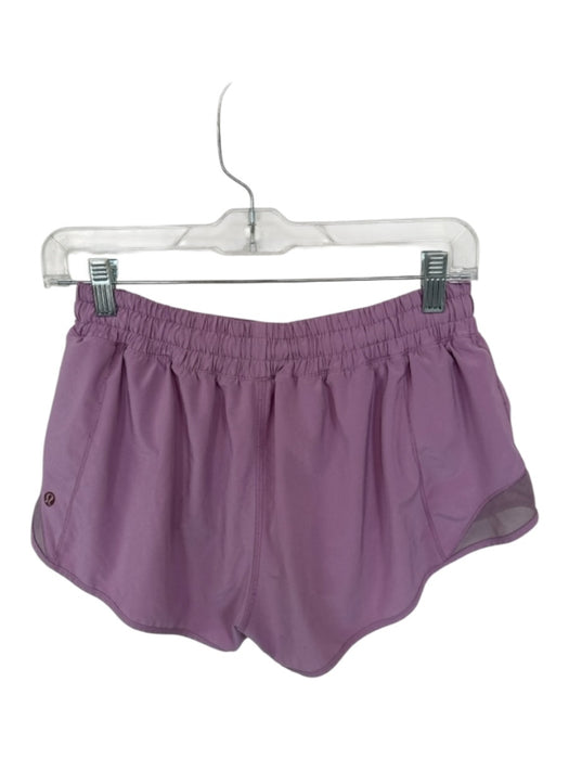 Lululemon Size 8 Mauve Polyester Side Zip Mesh Detail Athletic Shorts Mauve / 8
