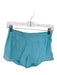 Lululemon Size 8 Blue Polyester Blend Mesh Detail Drawstring Side Zip Shorts Blue / 8
