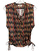 Isabel Marant Etoile Size 38 Orange, Red, Green Polyester Sleeveless Top Orange, Red, Green / 38