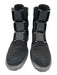 Aquatalia Shoe Size 7.5 Black Suede leather Stretch Panel Inner Side Zip Booties Black / 7.5