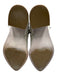 Frye Shoe Size 6.5 Cream Leather Pointed Toe Studded Midi Block Heel Booties Cream / 6.5