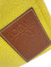 Loewe Yellow & Brown Leather & Canvas Top Handle Logo Drawstring Tote Bag Yellow & Brown / Small