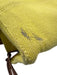 Loewe Yellow & Brown Leather & Canvas Top Handle Logo Drawstring Tote Bag Yellow & Brown / Small