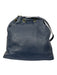 Michael Kors Blue Pebbled Leather Bucket Gold Hardware Shoulder Bag Bag Blue / M