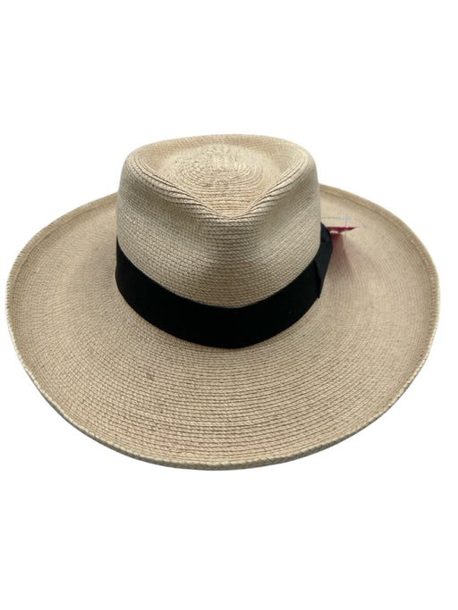 Sun Body Hats Tan Palm Leaves Fedora Men's Hat Tan