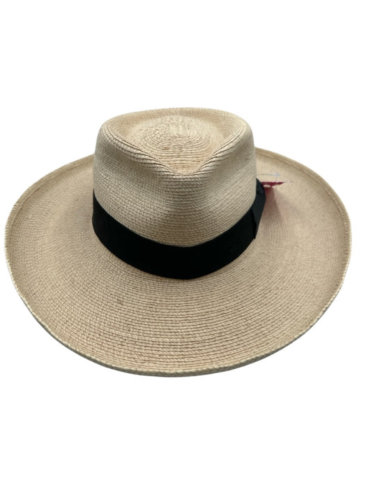 Sun Body Hats Tan Palm Leaves Fedora Men's Hat Tan