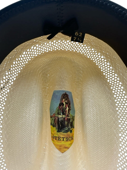 Stetson White Woven Fedora Men's Hat White