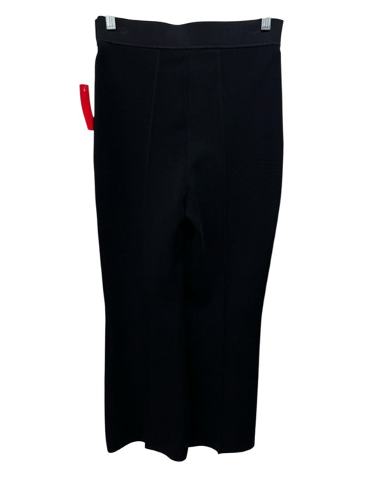 A.L.C. Size M Black Rayon & Nylon Elastic Flare Pants Black / M