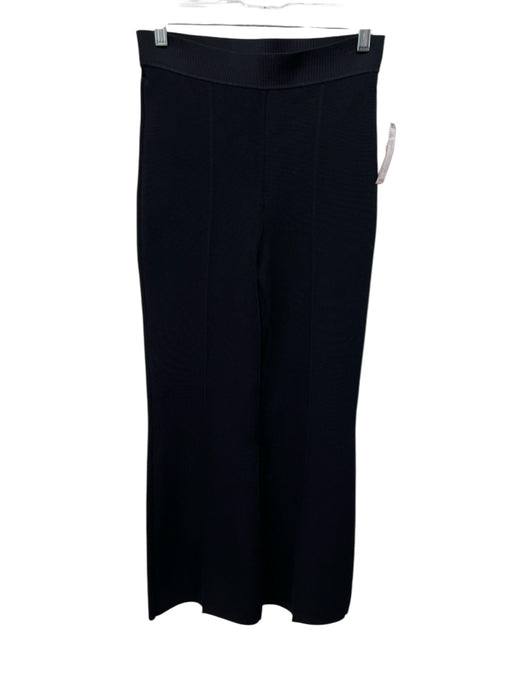 A.L.C. Size M Black Rayon & Nylon Elastic Flare Pants Black / M