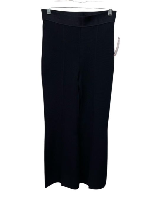 A.L.C. Size M Black Rayon & Nylon Elastic Flare Pants Black / M
