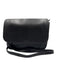 Neely & Chloe Black Leather Magnetic  Flap Removable Strap Crossbody Bag Black