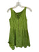 Taylor Size 2 Green Polyester Blend Raised fabric Mini Dress Green / 2