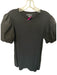 Sanctuary Size S Black Cotton & Rayon Short Balloon Sleeve Mini Dress Black / S