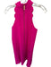 Ted Baker Size 1 Magenta Polyester Blend High Neck Scalloped gold accent Dress Magenta / 1