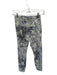 Lululemon Size 6 Green & Gray Nylon Blend Cropped Snake Skin Athletic Leggings Green & Gray / 6