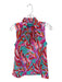 Southern Frock Size S Pink & Multi Polyester Ruffle Collar Quarter Button Top Pink & Multi / S