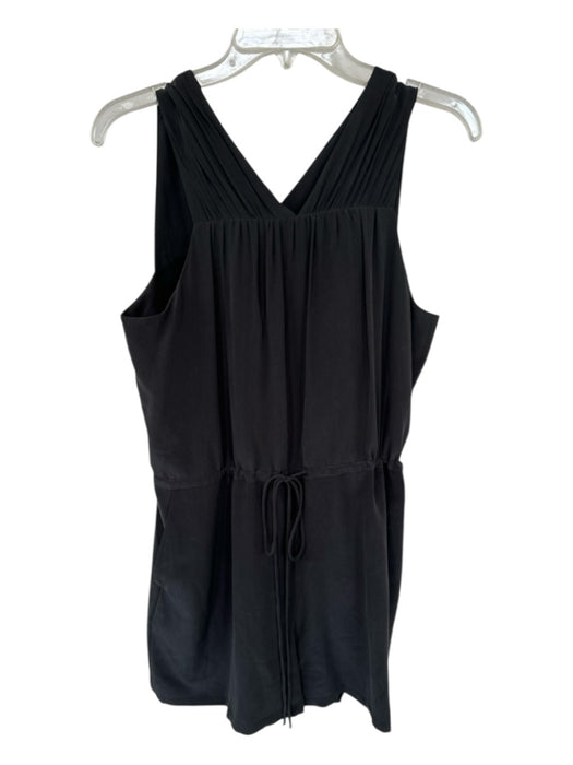 Equipment Size S Charcoal Silk Sleeveless Drawstring Romper Charcoal / S