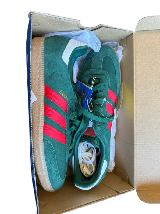 Adidas Shoe Size 10 New In Box Green & Red Suede Lace Up Athletic Men's Sneakers Green & Red / 10