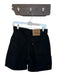 Levis Size 9 Black Cotton Denim High Waist Shorts Black / 9