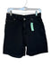 Levis Size 9 Black Cotton Denim High Waist Shorts Black / 9