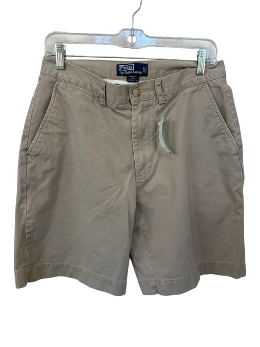 Polo Ralph Lauren Size 32 Khaki Cotton Button Men's Shorts Khaki / 32