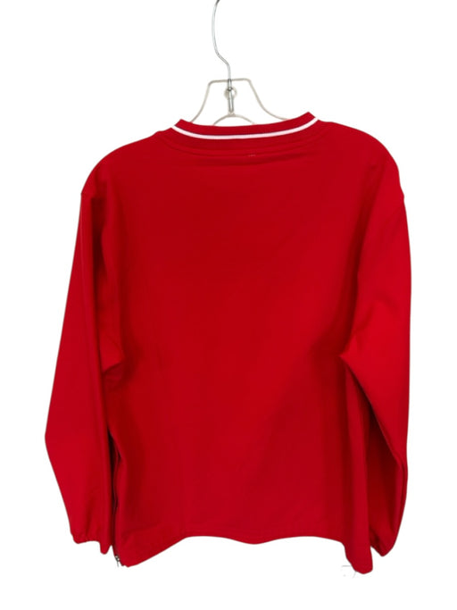 Nike Size S Red Polyester V Neck UGA Wind Breaker Athletic Sweatshirt Red / S