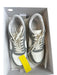Alo Shoe Size 8.5 Grey & White Leather Laces Rubber Sole Athletic Sneakers Grey & White / 8.5