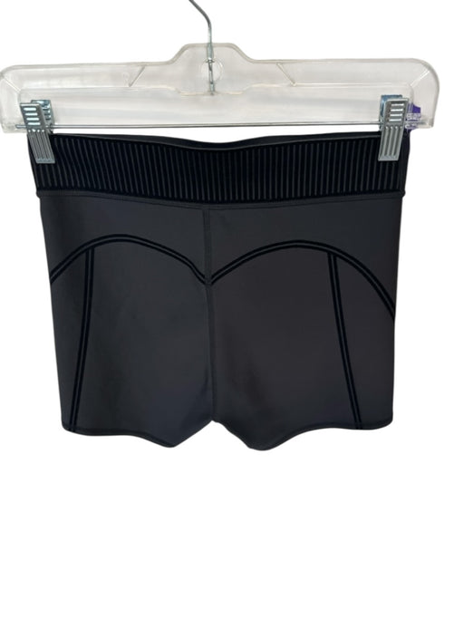 Alo Size S Black Polyester Blend Waist Band Bike Short Athletic Shorts Black / S