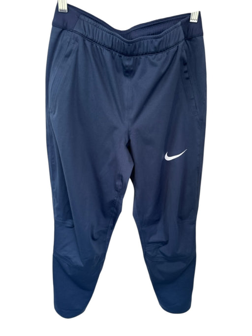 Nike Size S Navy Polyester Drawstring Jogger Athletic Pants Navy / S