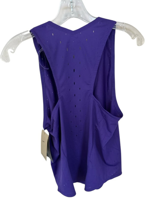 Nike Size S Purple Polyester Sleeveless Cut Outs Athletic Top Purple / S