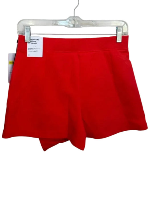 Nike Size S Orange Cotton Blend Side Zip Mini Athletic Skort Orange / S