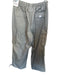 Nike Size S Light Gray Cotton Blend Drawstring Cargo Pockets Wide Leg Pants Light Gray / S