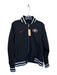 Nike Size S Black & Red Polyester Blend Fleece Lined UGA Full Zip Jacket Black & Red / S
