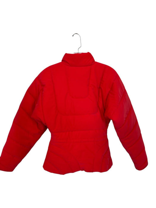 KHY Size XS Red Polyester Long Sleeve Puffer Cropped Athletic Jacket Red / XS