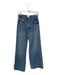 Reformation Size 26 Medium Wash Cotton Studded High Rise Wide Leg Slouchy Jeans Medium Wash / 26