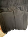 Alo Size S Black Cotton Silver Embellishments Mini Pockets Athleisure Shorts Black / S